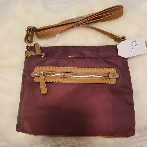 Time and Tru Handbags - 2/$20 Nwt burgundy nylon handbag time and tru